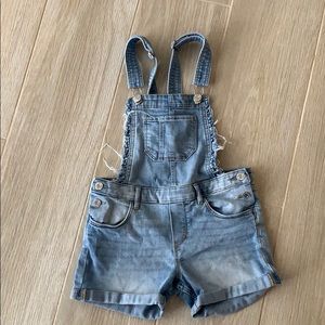 Girls H&M Jean denim overalls 9-10